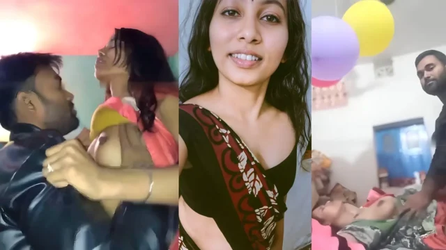 Desi Girlfriend Gets Hardcore Birthday Fuck and Screams for More