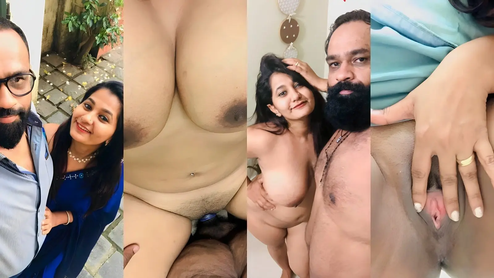 Desi Girlfriend Gives Sloppy Blowjob and Gets Pussy Fucked Hard