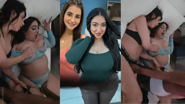Desi Threesome Rakhi Gill Meeti Kalher Share Big Dick and Cum