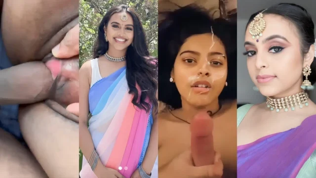 MMS of Punjabi GF's tight pussy fucked and massive facial cumshot