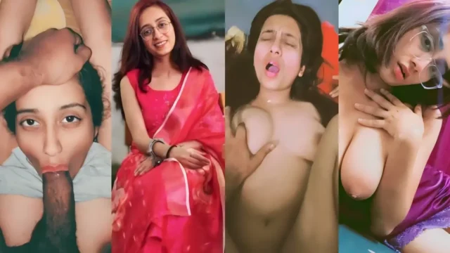 Desi Girlfriend Gags on Big Cock then Gets Tight Pussy Fucked Hard