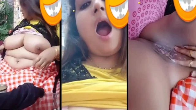 Chubby Indian Bhabhi Exposes Huge Boobs And Spreads Her Dark Pussy Lips