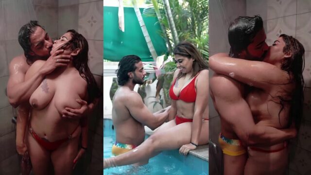 Preeti Puneet Nude Pool Striptease and Hard Shower Fucking MMS