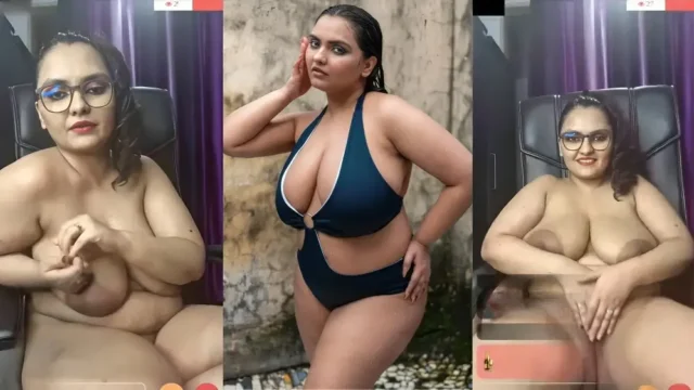 Srishti Khan Chubby Desi Model Nude Stripping Live MMS Video