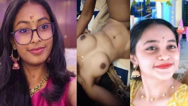 Tamil Sexy Slim Girl Nude Big Boobs and Pink Pussy Nude Selfie MMS