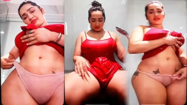 Aditi Mistry Wet Bra Tease Exposes Nude Boobs and Phat Ass