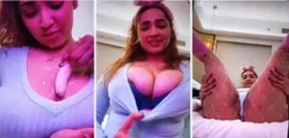 Aditi Mistry Nude Boobs Nipples Popup in Blue Top Hot Live Video