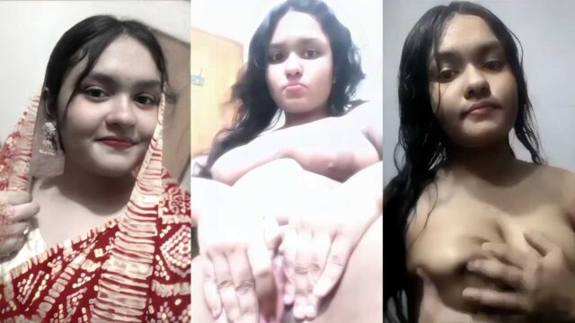Bengali GF Nude Solo Video Playing With Her Massive Natural Boobs
