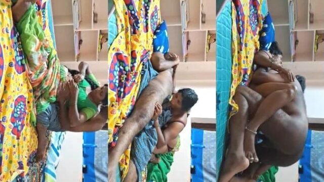 Horny Desi Aunty MMS Blowjob and Hard Fucking Action
