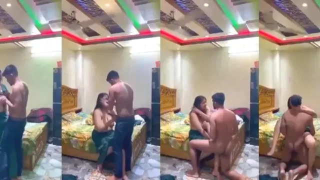 Desi MILF Bhabhi Blowjob and Rough Hotel Room Fucking
