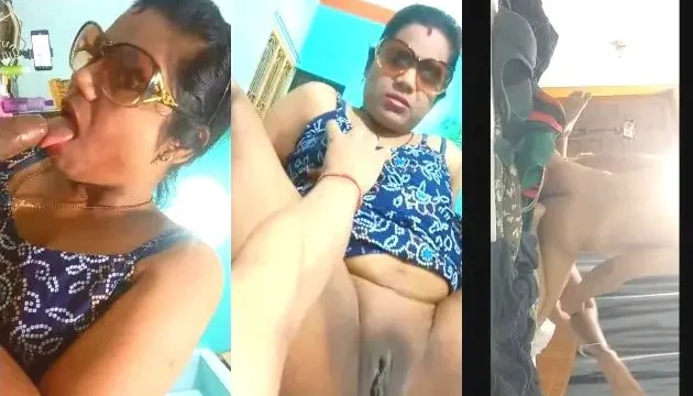 Desi Bhabhi Gives Sloppy Blowjob and Gets Fucked Hard in Bedroom