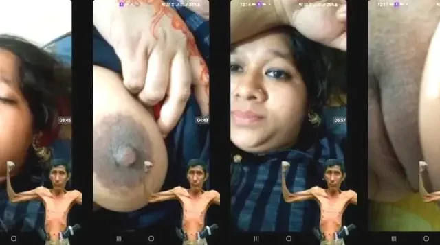 Cheating Desi Bhabhi Plays With Her Giant Boobs And Fucks Her Hairy Pussy