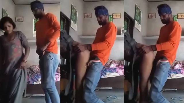 Desi Bhabhi Sex Video Fucked Hard In Standing Doggy By Boy