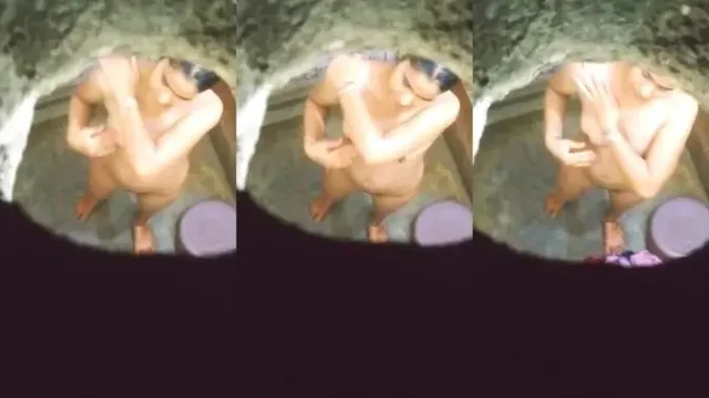 Hidden Cam of Busty Desi Bhabhi Soaping Her Massive Tits and Nude Ass