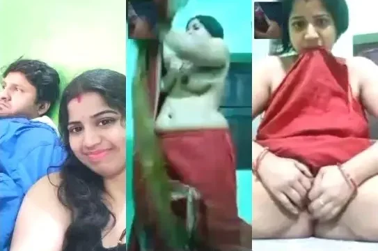 Desi Bhabhi Video Call Flashing Big Boobs & Hairy Pussy