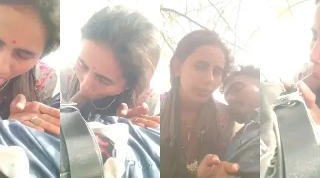 Cheating Desi Bhabhi Slobbers All Over Lover's Cock In Blowjob MMS