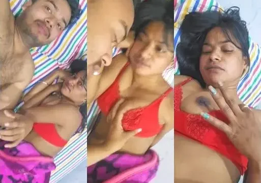 MMS of Desi Girlfriend Rough Fucking and Hard Boob Pressing