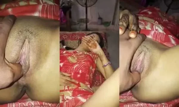 Desi Girlfriend Hairy Pussy Rubbing Video With Exposed Cunt