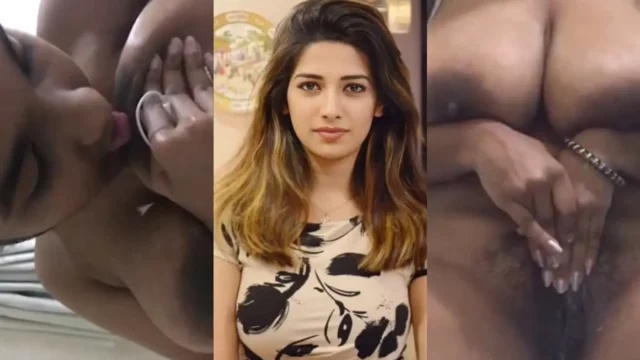 Desi Girlfriend With Huge Tits Sucks Dick and Fingers Her Soaking Wet Pussy