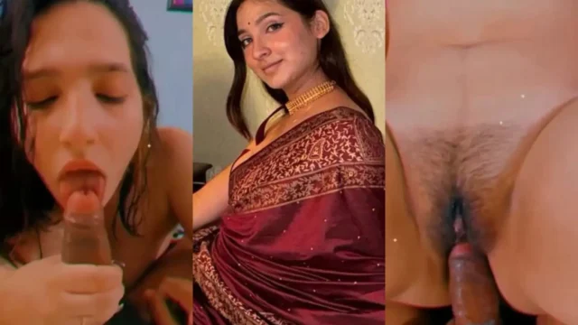 Desi Girlfriend's MMS Shows Loud Moans During Rough Doggy Style Sex