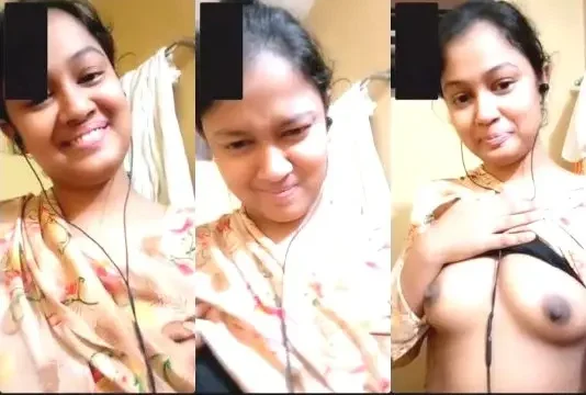 Desi Girlfriend MMS Nude With Her Huge Boobs Exposed