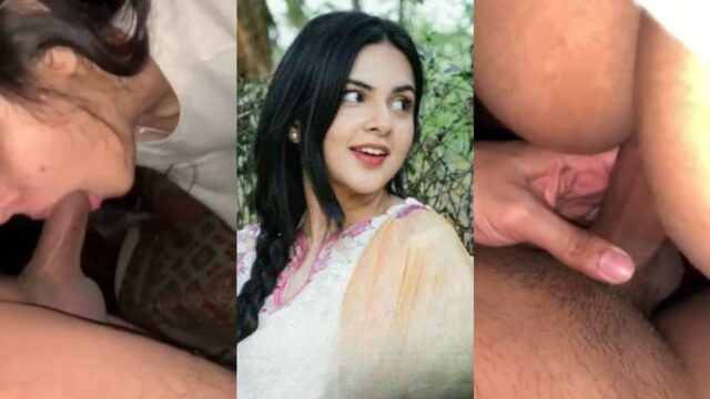 Desi Girlfriend Sloppy Blowjob and Hard Doggy Style Fuck