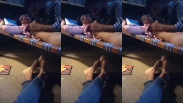 Desi Teen Threesome: Horny Girlfriend Shared By Two Friends In Group Sex