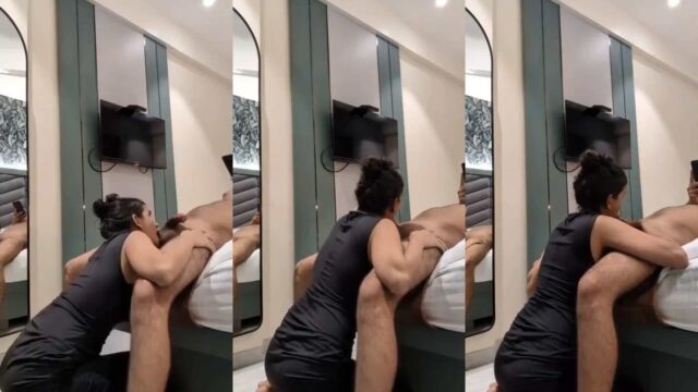 Horny Desi Wife Swallows Husband's Whole Cock In Nude Blowjob Tape