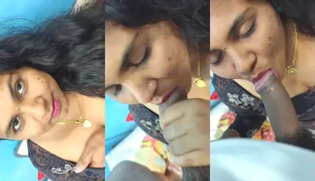 Famous Mallu Girlfriend Swallows Cum After Sloppy POV Blowjob