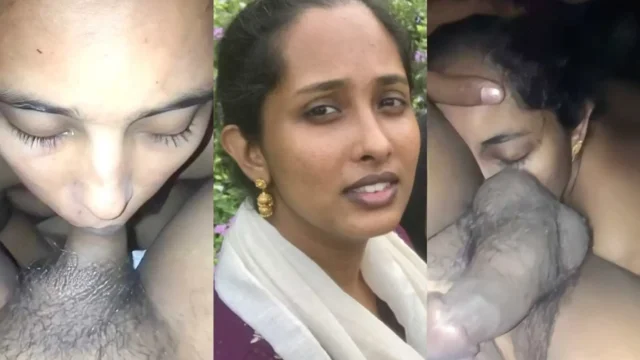 Cheating Mallu Aunty Eats Ass and Gives Slopy Blowjob in MMS